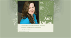 Desktop Screenshot of janedutton.com